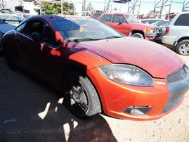 2010 MITSUBISHI ECLIPSE GS ORANGE 2.4L MT214006 